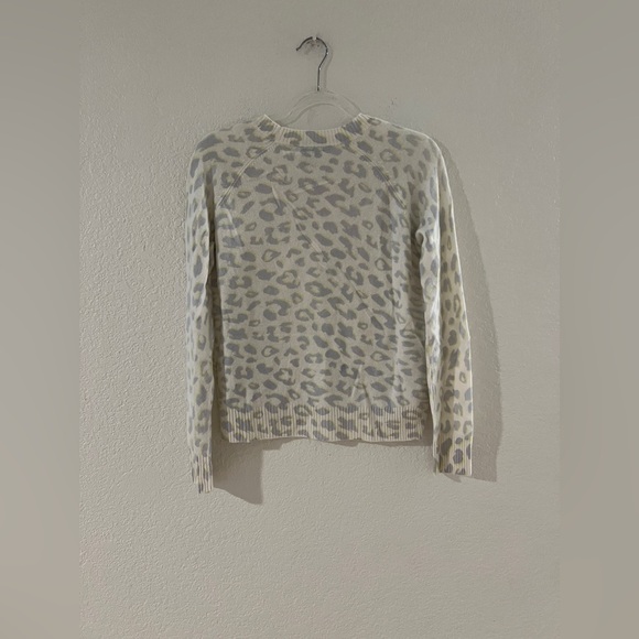 AQUA leopard print Cashmere sweater Size XS